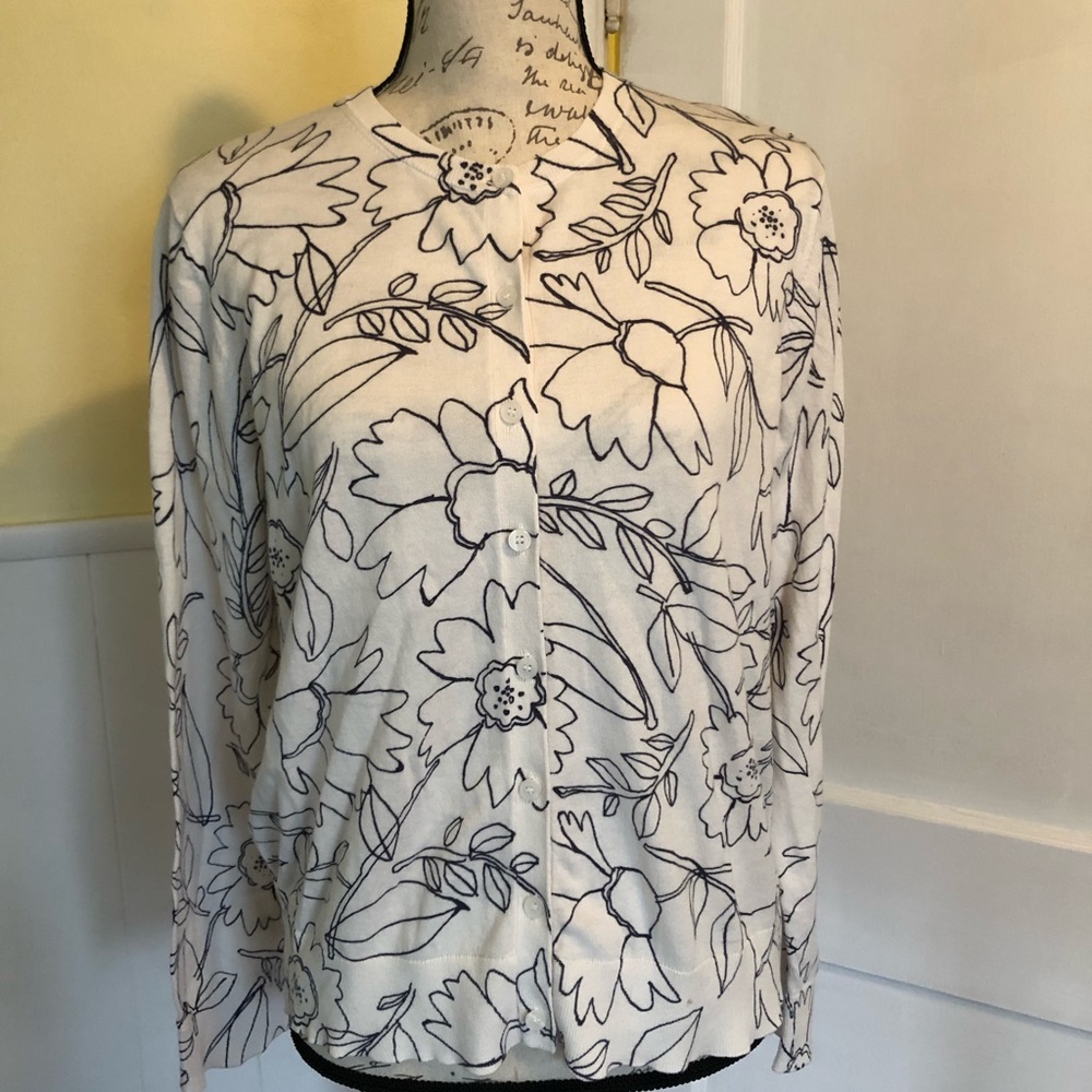 Loft button front cardigan